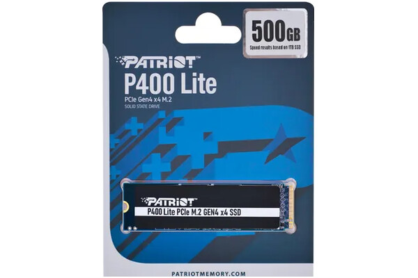 Dysk wewnętrzny Patriot P400 Lite SSD M.2 NVMe 500GB