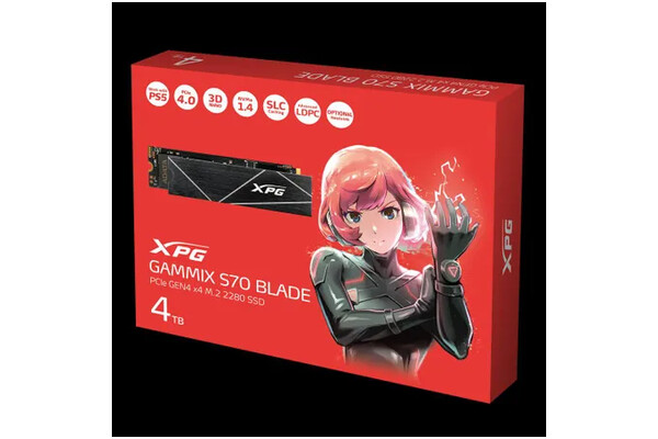 Dysk wewnętrzny Adata S70 XPG Gammix Blade SSD M.2 NVMe 4TB