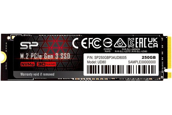 Dysk wewnętrzny Silicon Power UD80 SSD M.2 NVMe 250GB