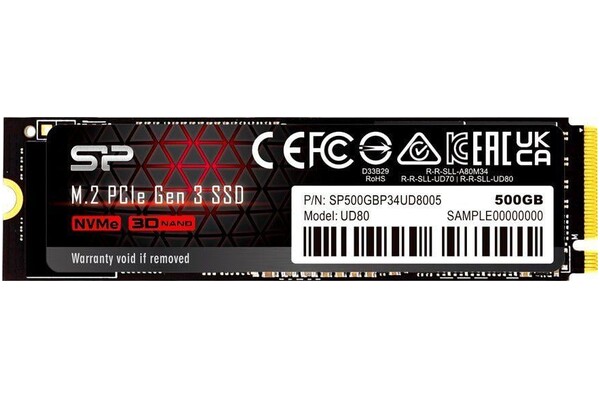 Dysk wewnętrzny Silicon Power UD80 SSD M.2 NVMe 500GB