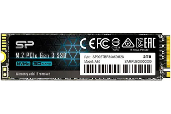 Dysk wewnętrzny Silicon Power P34A60 SSD M.2 NVMe 2TB