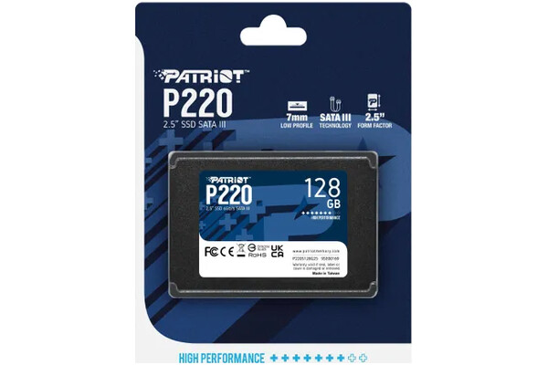 Dysk wewnętrzny Patriot P220 SSD SATA (2.5") 128GB