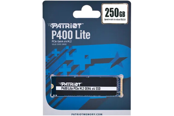 Dysk wewnętrzny Patriot P400 Lite SSD M.2 NVMe 250GB