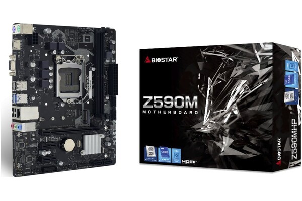 Płyta główna BIOSTAR Z590MHP Socket 1200 Intel Z590 DDR4 microATX