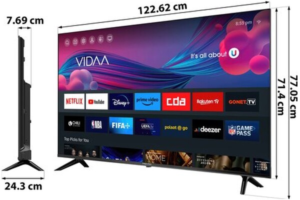 Telewizor Kruger&Matz KM0255UHD-V2 55" 4K Ultra HD