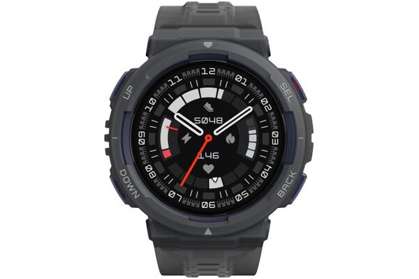Smartwatch Amazfit Active Edge 1.32" grafitowy