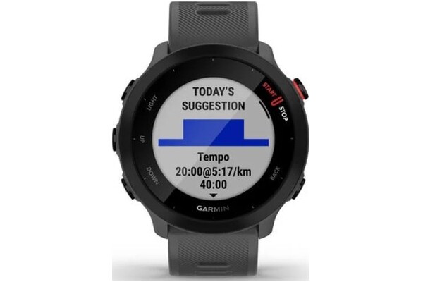 Smartwatch Garmin Forerunner 55 1.04" grafitowy