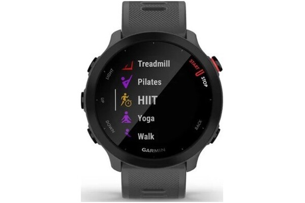 Smartwatch Garmin Forerunner 55 1.04" grafitowy