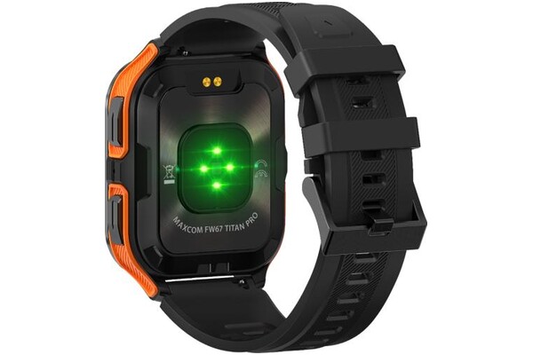 Smartwatch MaxCom FW67 Titan Pro 1.85" pomarańczowy