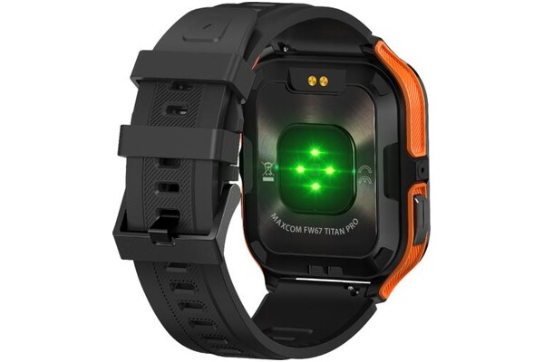 Smartwatch MaxCom FW67 Titan Pro 1.85" pomarańczowy