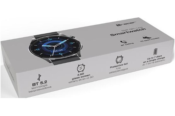 Smartwatch Tracer SM7 1.32" czarny