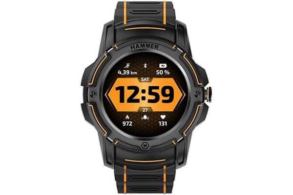 Smartwatch myPhone Hammer Watch Plus 1.35" czarny