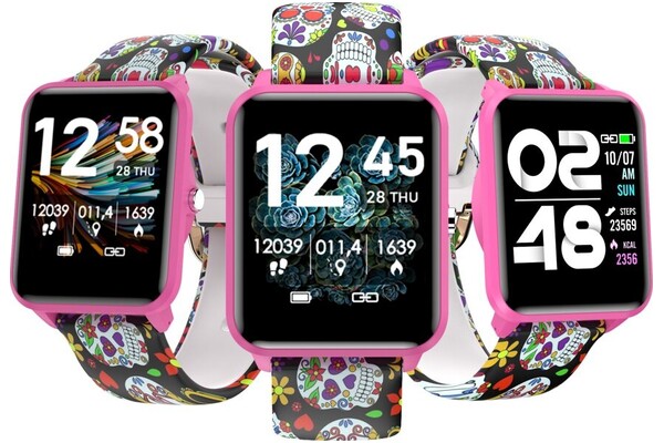 Smartwatch Bemi Kix-M 1.3" różowy