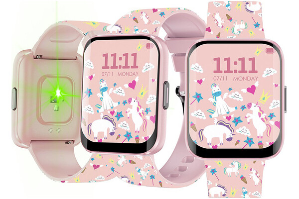 Smartwatch Bemi Omi 1.69" różowy