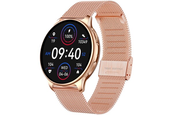 Smartwatch Bemi Trevio 1.32" złoty