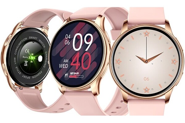 Smartwatch Bemi Verfit 1.32" złoty