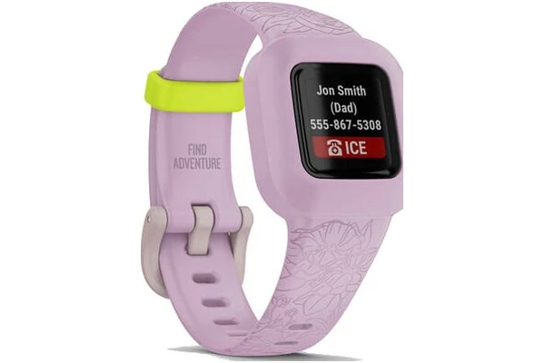 Smartwatch Garmin Vivofit Junior 3 0.78" fioletowy