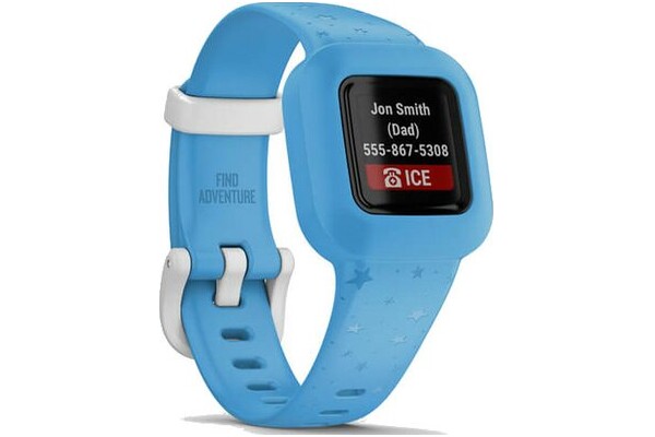 Smartwatch Garmin Vivofit Junior 3 0.78" niebieski