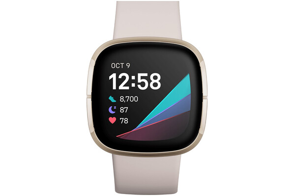 Smartwatch FITBIT Sense 1.58" beżowy