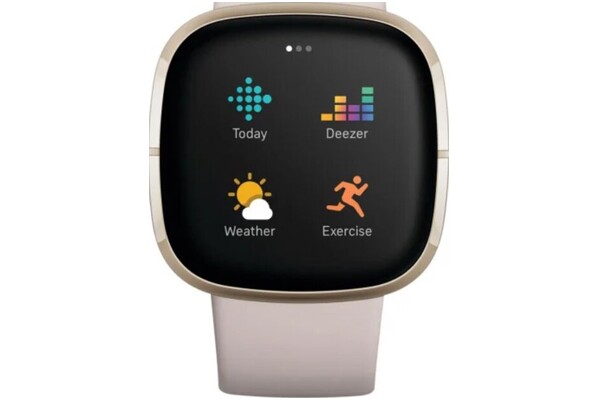Smartwatch FITBIT Sense 1.58" beżowy