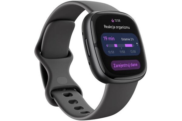 Smartwatch FITBIT Sense 1.58" grafitowy