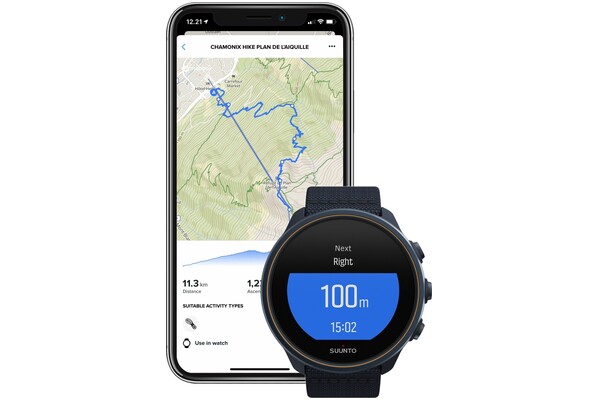 Smartwatch Suunto 9 Baro 1.38" granatowy