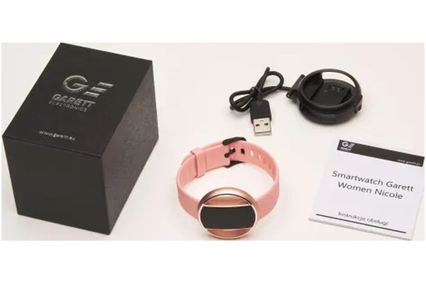 Smartwatch Garett Electronics Women Nicole 0.96" różowy