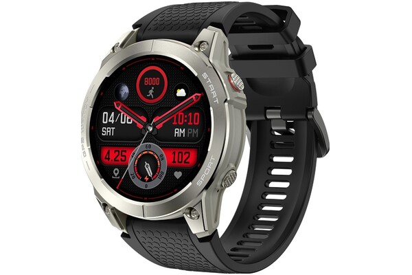 Smartwatch Manta Activ X 1.43" srebrny