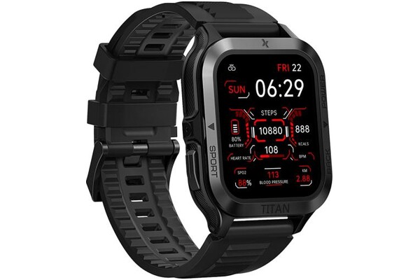 Smartwatch MaxCom FW67 Fit Titan Pro 1.85" grafitowy