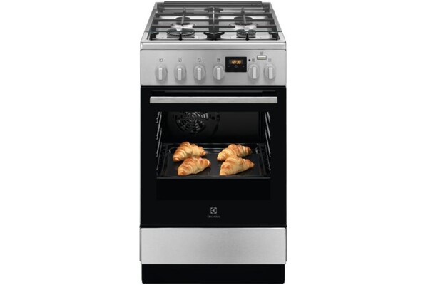 Kuchnia Electrolux LKK564200X płyta gazowa, piekarnik elektryczny