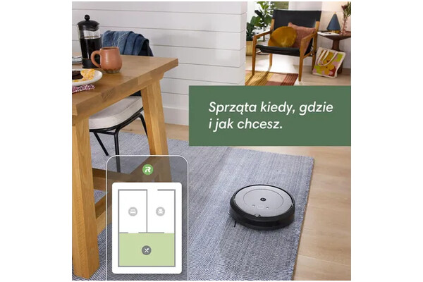 Odkurzacz iRobot I5 Roomba robot sprzątający bezworkowy szary