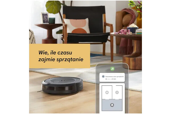 Odkurzacz iRobot I5 Roomba robot sprzątający bezworkowy szary