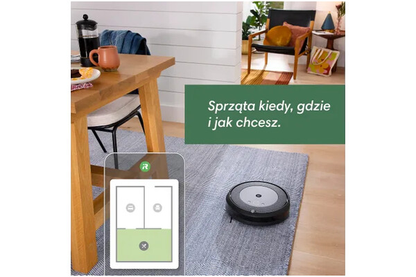 Odkurzacz iRobot I5+ Roomba (i5654) robot sprzątający bezworkowy szary