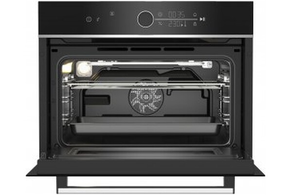 Piekarnik do zabudowy Beko BBCW13400X elektryczny Z mikrofalą czarny