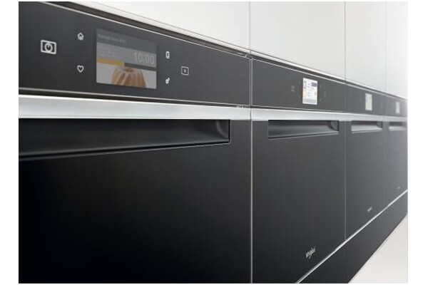 Piekarnik do zabudowy Whirlpool W11I elektryczny Z mikrofalą czarny
