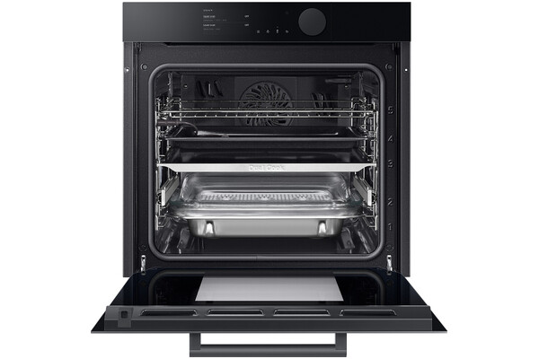 Piekarnik do zabudowy Samsung NV75T8979RK Dual Cook elektryczny Parowy czarno-szklany