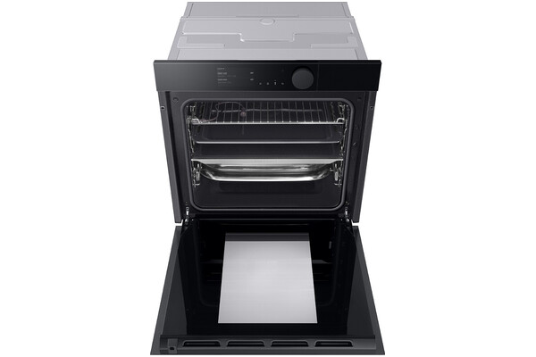 Piekarnik do zabudowy Samsung NV75T8979RK Dual Cook elektryczny Parowy czarno-szklany