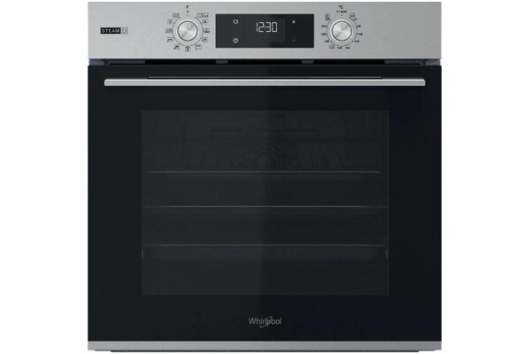 Piekarnik do zabudowy Whirlpool OMSK58HU1SX elektryczny Parowy srebrno-czarny