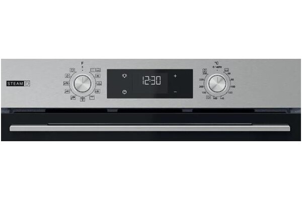 Piekarnik do zabudowy Whirlpool OMSK58HU1SX elektryczny Parowy srebrno-czarny