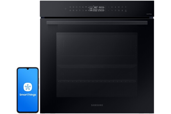 Piekarnik do zabudowy Samsung NV7B4240VAK Dual Cook elektryczny Parowy czarno-szklany