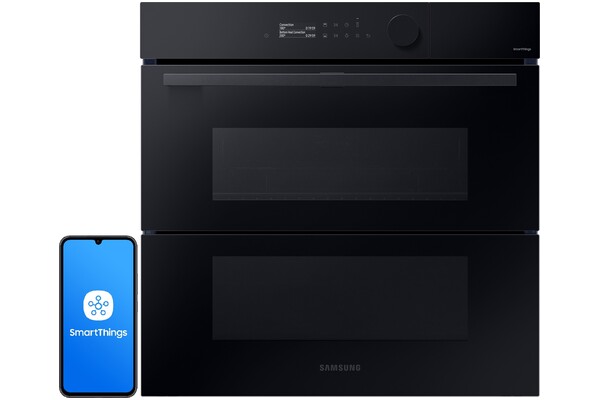 Piekarnik do zabudowy Samsung NV7B5765XAK Dual Cook elektryczny Parowy czarno-szklany