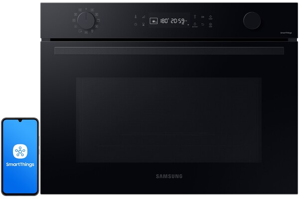 Piekarnik do zabudowy Samsung NQ5B4553FBK elektryczny Z mikrofalą czarno-szklany