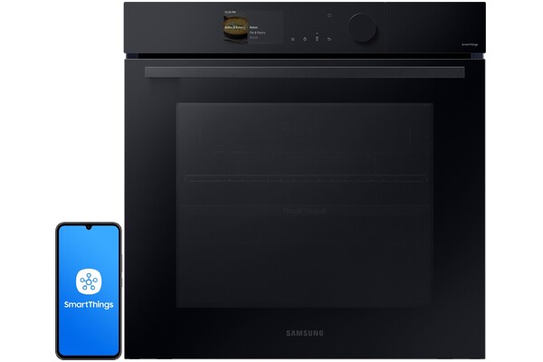 Piekarnik do zabudowy Samsung NV7B6685BAK Dual Cook elektryczny Parowy czarno-szklany