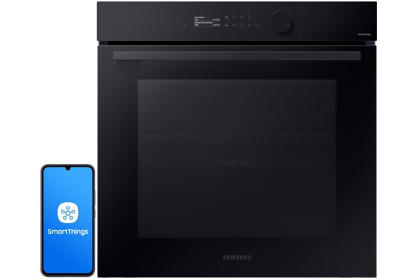 Piekarnik do zabudowy Samsung NV7B5660RAK Dual Cook elektryczny Parowy czarno-szklany