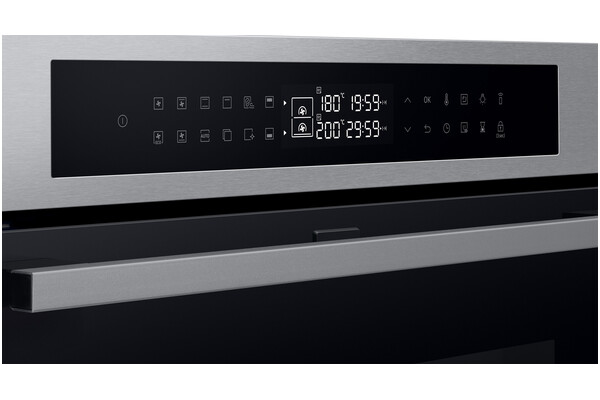 Piekarnik do zabudowy Samsung NV7B4345VAS Dual Cook Flex elektryczny Parowy Stalowy
