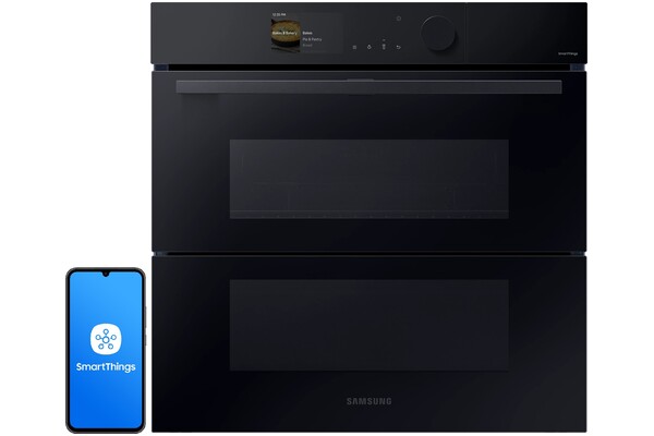 Piekarnik do zabudowy Samsung NV7B6785KAK Dual Cook Flex elektryczny Parowy czarno-szklany