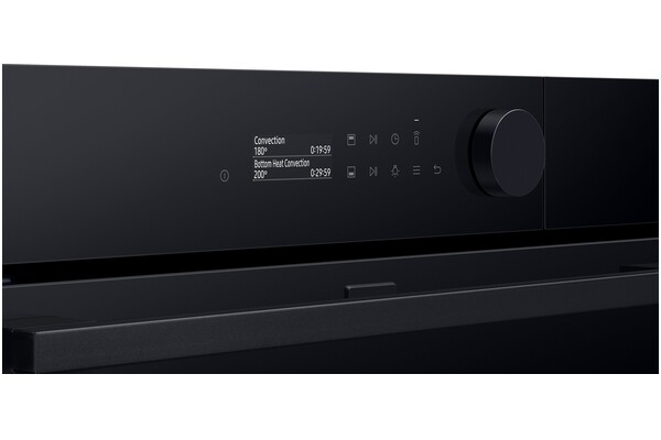 Piekarnik do zabudowy Samsung NV7B5785JAK Dual Cook Flex elektryczny Parowy czarno-szklany