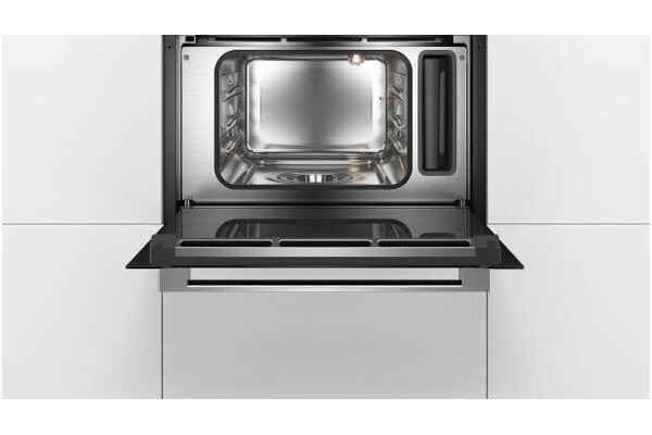 Piekarnik do zabudowy Bosch CDG634AB0 Serie 8 elektryczny Parowy czarny