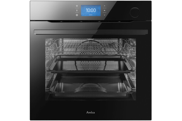 Piekarnik do zabudowy AMICA ED87389BA Q-Type Steam elektryczny Parowy czarny