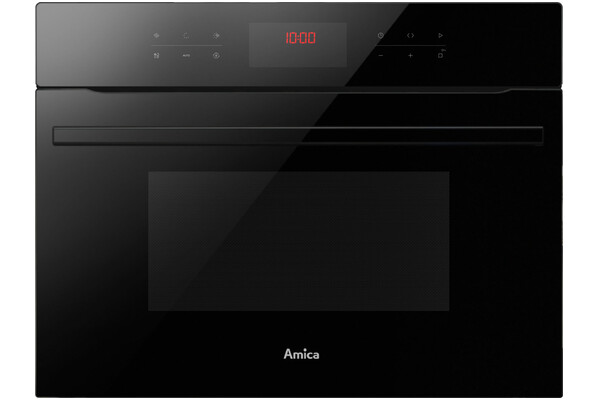 Piekarnik do zabudowy AMICA AMMB44E2GCB X-Type elektryczny Z mikrofalą czarno-szklany